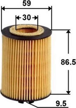 JS Asakashi OE0038 - Oil Filter autospares.lv