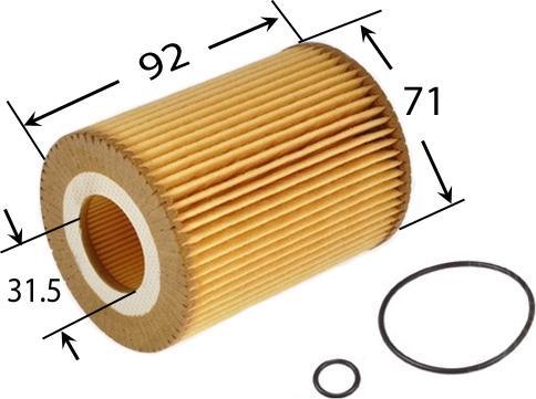 JS Asakashi OE34001 - Oil Filter autospares.lv