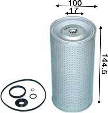 JS Asakashi OE257J - Oil Filter autospares.lv