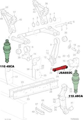 Juratek 11048CA - Bellow, air suspension autospares.lv