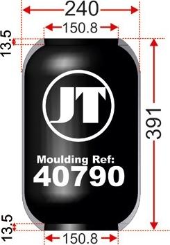 Juratek JAD40790 - Bellow, air suspension autospares.lv