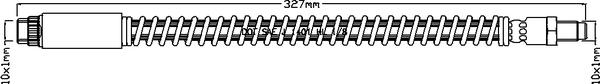 Juratek JBH1026 - Brake Hose autospares.lv