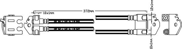 Juratek JBH1286 - Brake Hose autospares.lv