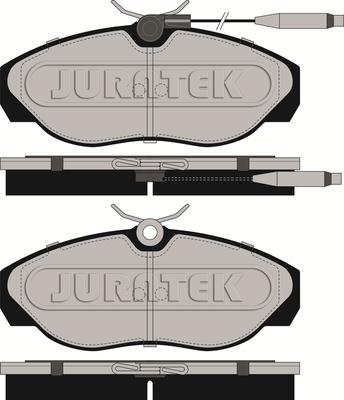 Juratek JCP967 - Brake Pad Set, disc brake autospares.lv