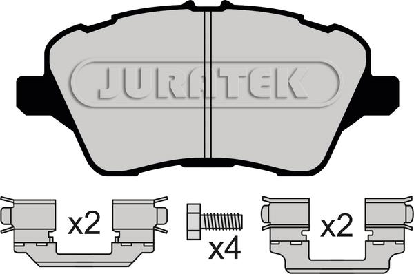 Juratek JCP4612 - Brake Pad Set, disc brake autospares.lv