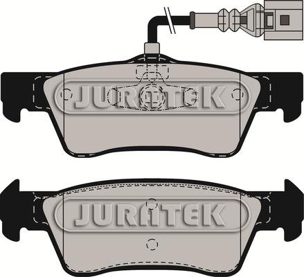 Juratek JCP4056 - Brake Pad Set, disc brake autospares.lv