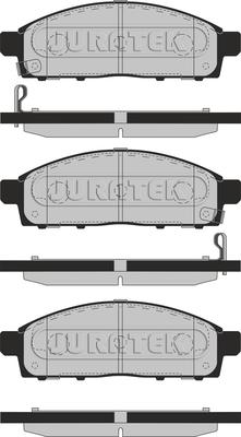 Juratek JCP4023 - Brake Pad Set, disc brake autospares.lv