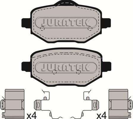 Juratek JCP4119 - Brake Pad Set, disc brake autospares.lv