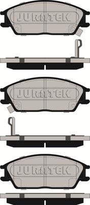 Juratek JCP435 - Brake Pad Set, disc brake autospares.lv