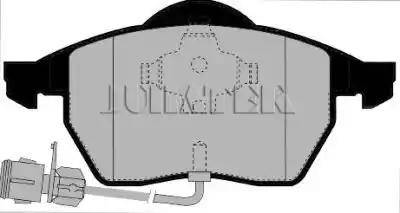 Juratek JCP590 - Brake Pad Set, disc brake autospares.lv