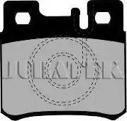 Juratek JCP644 - Brake Pad Set, disc brake autospares.lv