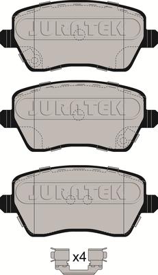 Juratek JCP058 - Brake Pad Set, disc brake autospares.lv