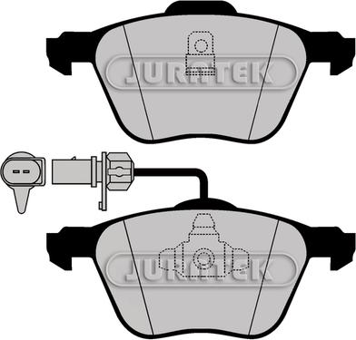 Juratek JCP1497 - Brake Pad Set, disc brake autospares.lv