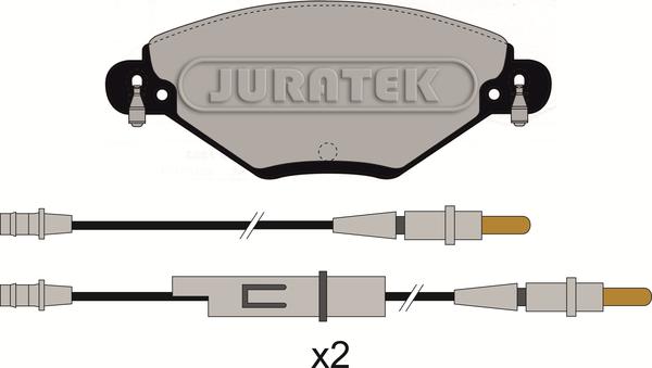 Juratek JCP1411 - Brake Pad Set, disc brake autospares.lv