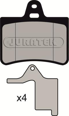 Juratek JCP1413 - Brake Pad Set, disc brake autospares.lv