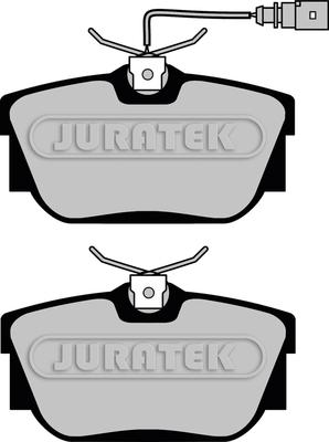 Juratek JCP1482 - Brake Pad Set, disc brake autospares.lv