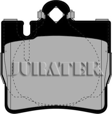 Juratek JCP1427 - Brake Pad Set, disc brake autospares.lv