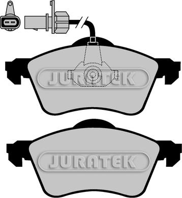 Juratek JCP1518 - Brake Pad Set, disc brake autospares.lv