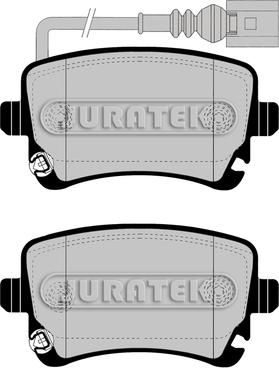 Juratek JCP1644 - Brake Pad Set, disc brake autospares.lv