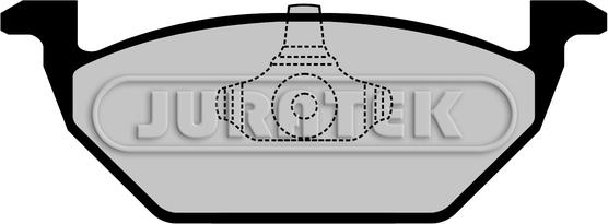 Juratek JCP1094 - Brake Pad Set, disc brake autospares.lv