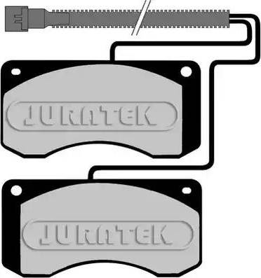 Juratek JCP1046 - Brake Pad Set, disc brake autospares.lv