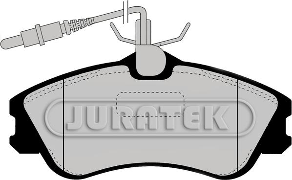 Juratek JCP1112 - Brake Pad Set, disc brake autospares.lv