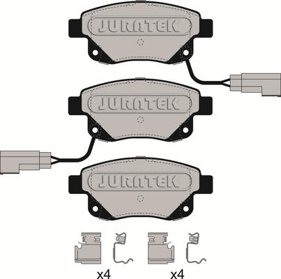 Juratek JCP113 - Brake Pad Set, disc brake autospares.lv