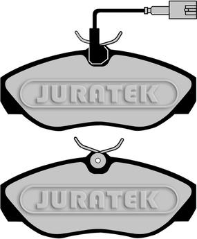 Juratek JCP1396 - Brake Pad Set, disc brake autospares.lv