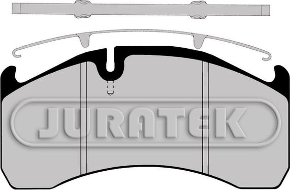 Juratek JCP1387 - Brake Pad Set, disc brake autospares.lv