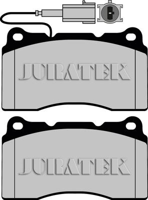 Juratek JCP1334 - Brake Pad Set, disc brake autospares.lv