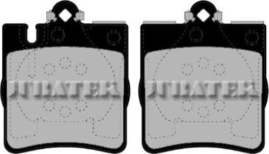 Juratek JCP1322 - Brake Pad Set, disc brake autospares.lv