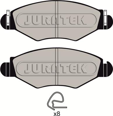 Juratek JCP1378 - Brake Pad Set, disc brake autospares.lv