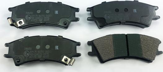 Juratek JCP175 - Brake Pad Set, disc brake autospares.lv