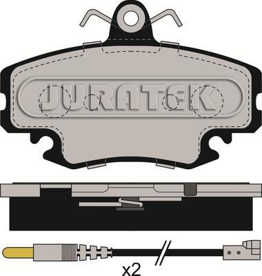 Juratek JCP845 - Brake Pad Set, disc brake autospares.lv