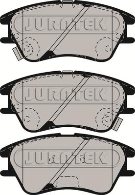 Juratek JCP8580 - Brake Pad Set, disc brake autospares.lv