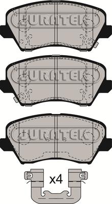 Juratek JCP8614 - Brake Pad Set, disc brake autospares.lv