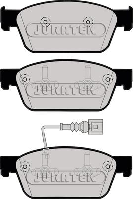 Juratek JCP8043 - Brake Pad Set, disc brake autospares.lv