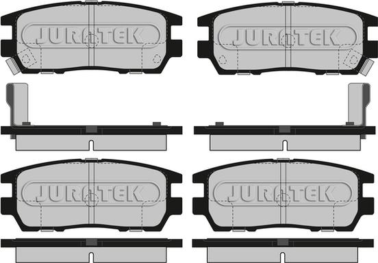 Juratek JCP804 - Brake Pad Set, disc brake autospares.lv