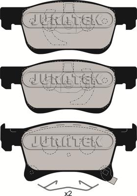 Juratek JCP8060 - Brake Pad Set, disc brake autospares.lv