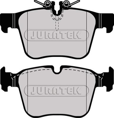 Juratek JCP8063 - Brake Pad Set, disc brake autospares.lv