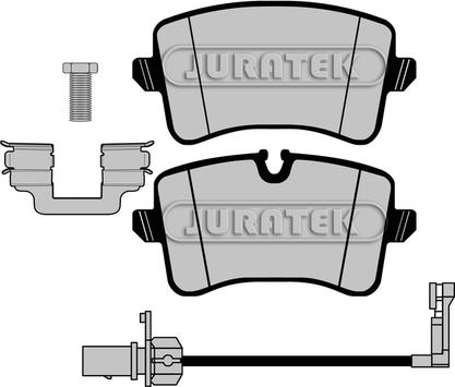 Juratek JCP8003 - Brake Pad Set, disc brake autospares.lv