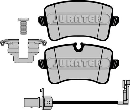 Juratek JCP8002 - Brake Pad Set, disc brake autospares.lv