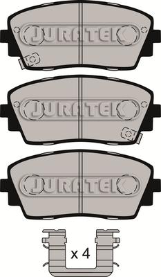 Juratek JCP8088 - Brake Pad Set, disc brake autospares.lv