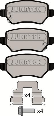 Juratek JCP8082 - Brake Pad Set, disc brake autospares.lv