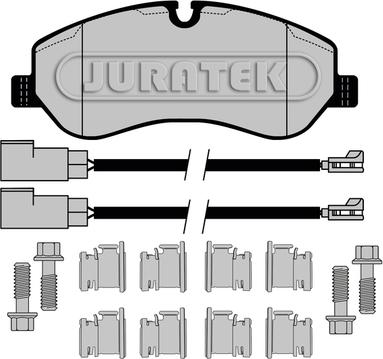 Juratek JCP8039 - Brake Pad Set, disc brake autospares.lv