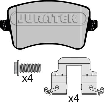 Juratek JCP8149 - Brake Pad Set, disc brake autospares.lv