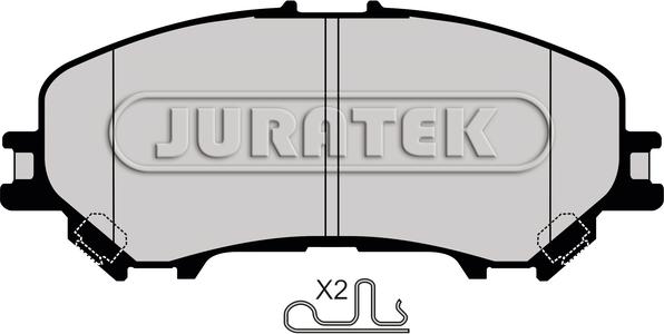 Juratek JCP8146 - Brake Pad Set, disc brake autospares.lv