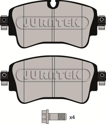 Juratek JCP8164 - Brake Pad Set, disc brake autospares.lv