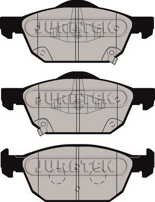 Juratek JCP8109 - Brake Pad Set, disc brake autospares.lv