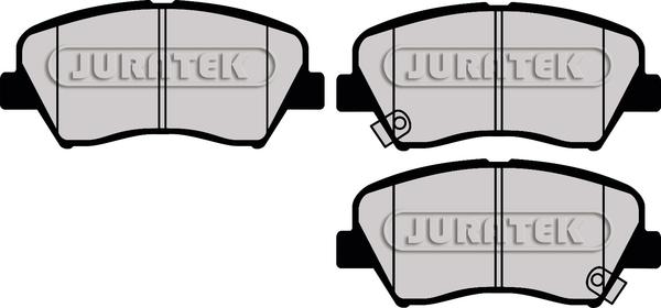 Juratek JCP8113 - Brake Pad Set, disc brake autospares.lv